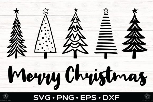 Download Merry Christmas Trees SVG - PNG ClipArt - Christmas trees svg Collection