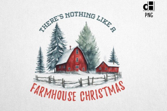 Download Vintage Christmas Farm Sublimation PNG - Premium Resources