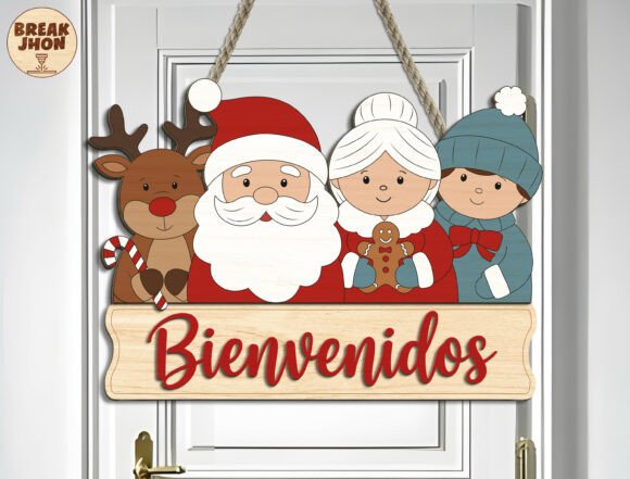 Download Christmas Family Welcome Sign Svg - Premium Resources