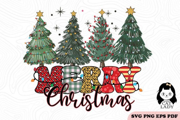 Download Merry Christmas Trees SVG PNG - Christmas trees svg Collection