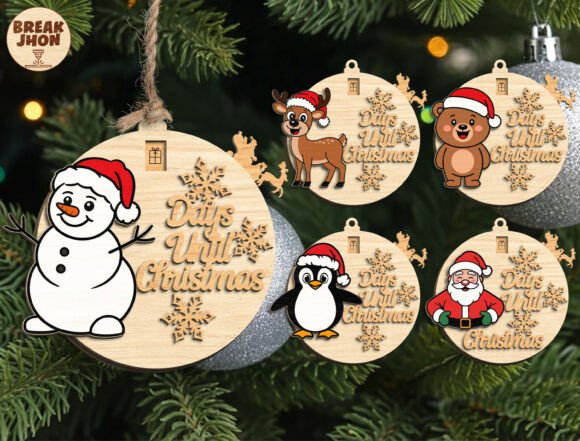Download Days Until Christmas Countdown Ornament - Countdown Collection